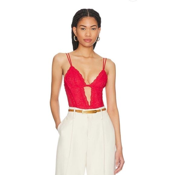 NWT PRIVACY PLEASE Cindy Bodysuit in Bittersweet - Picture 4 of 6